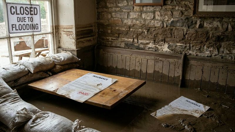 The Restaurant That Was Flooded Twice — and Paid Once